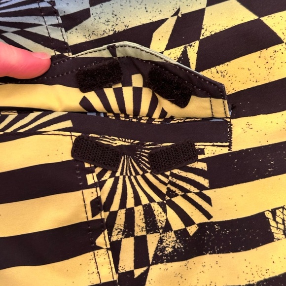 Mens Volcom 29 Small Swimwear Trunks Shorts Boardshorts Mod Tech Stripe EUC - Picture 7 of 9